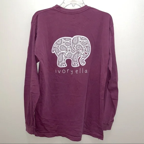 Ivory ella sales purple long sleeve